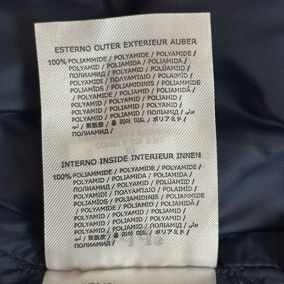 ADD Red Down Hooded Puff Vest Zip Front Pockets Logo Boys size 10Y - Picture 12 of 14